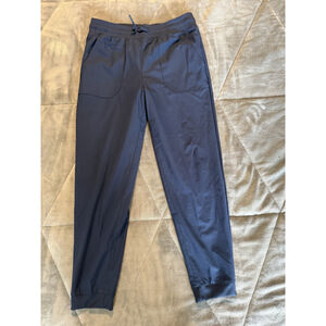 Wonder Nation Nursing Pants Pull On Elastic Waist & Ankles Dark Blue Womens XL